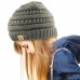 Kids CC Beanie Simple Winter Solid Cable Knit Hat   eb-06587784